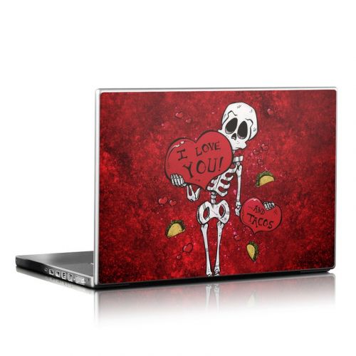 I Love You And Tacos Laptop Skin