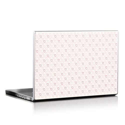 Patterned Hearts Laptop Skin