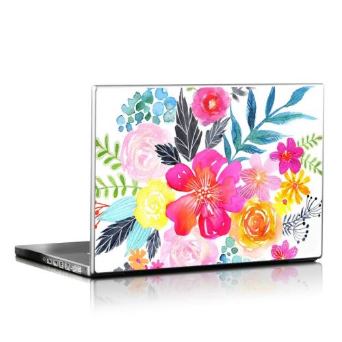 Pink Bouquet Laptop Skin