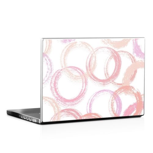 Pink Circles Laptop Skin