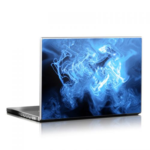 Blue Quantum Waves Laptop Skin