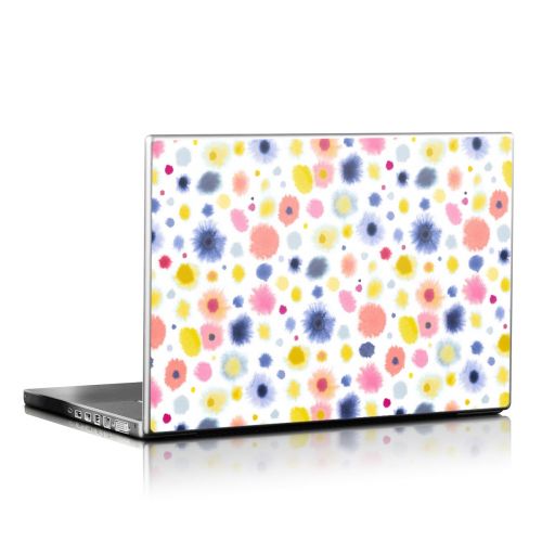 Red Blue Dots Laptop Skin