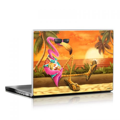 Sunset Flamingo Laptop Skin