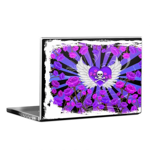 Skull and Roses Laptop Skin