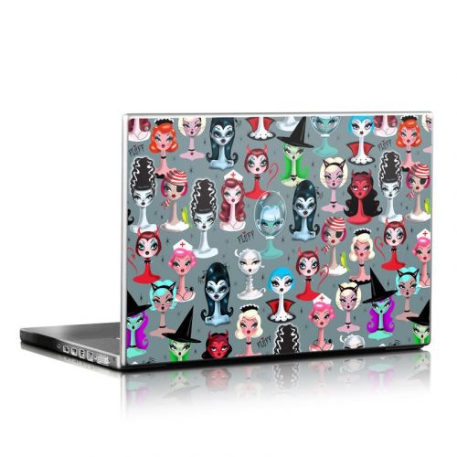 Spooky Dolls Laptop Skin