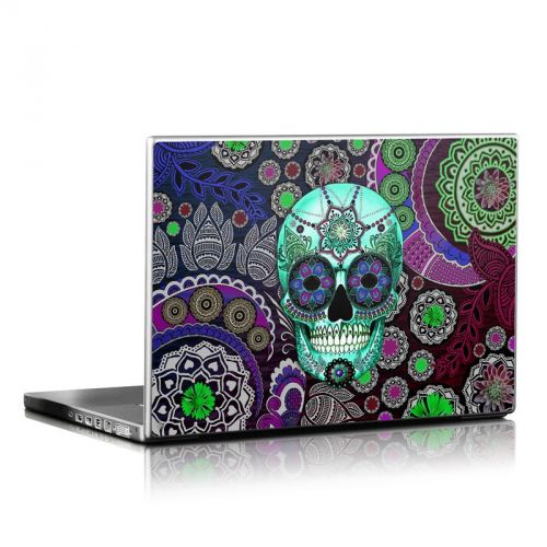 Sugar Skull Sombrero Laptop Skin