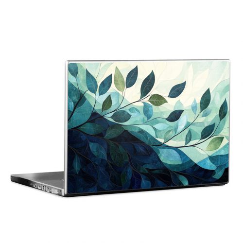 Teal and Indigo Laptop Skin