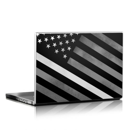 Thin White Line Hero Laptop Skin