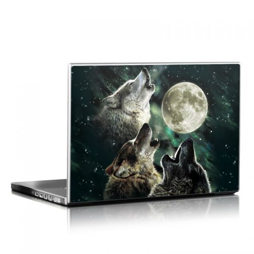 Three Wolves Laptop Skin