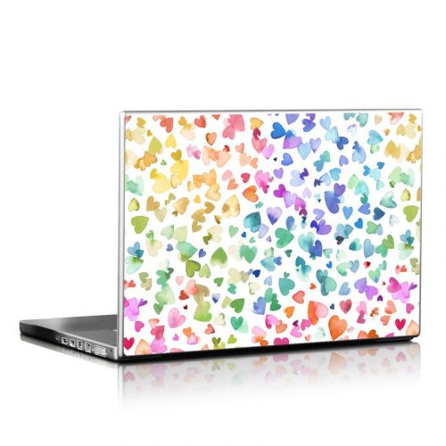 Valentines Love Hearts Laptop Skin