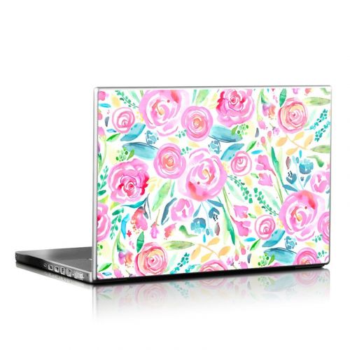 Watercolor Roses Laptop Skin