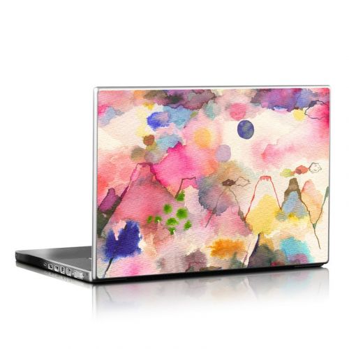 Watercolor Mountains Laptop Skin