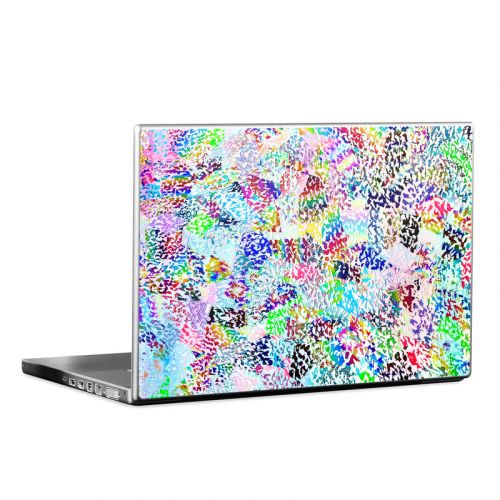 White Etching Laptop Skin