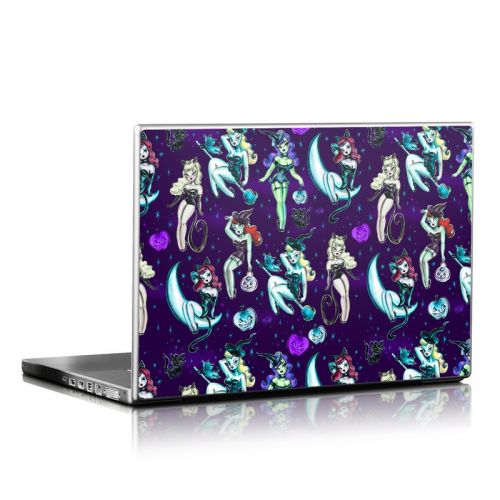 Witches and Black Cats Laptop Skin