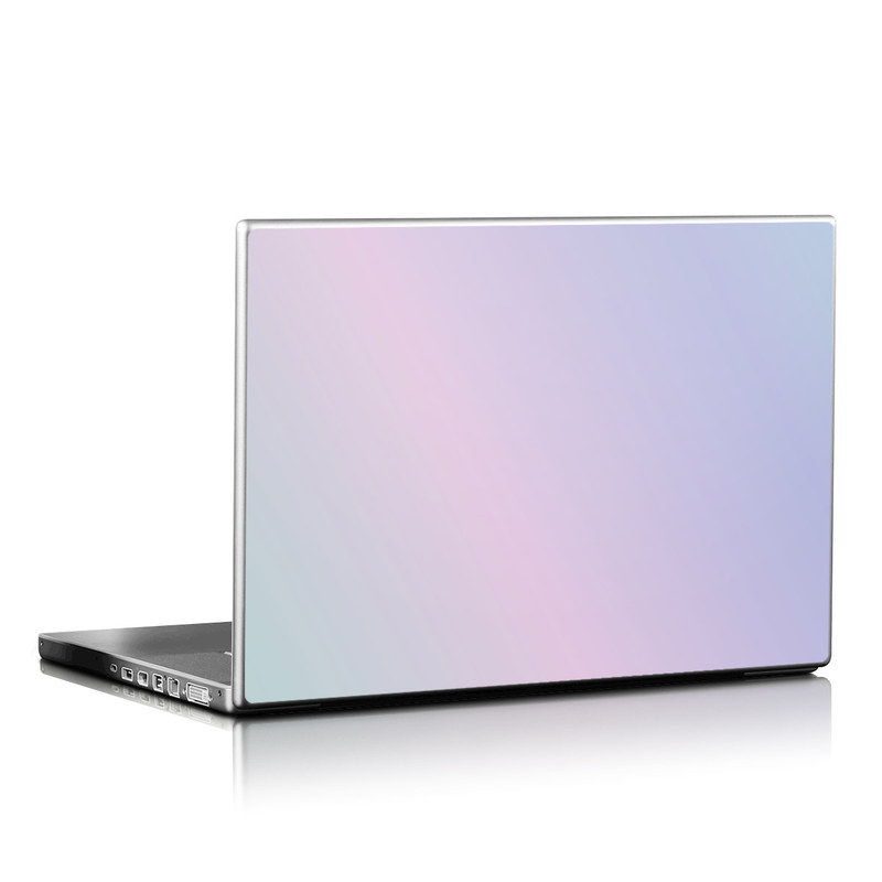 Laptop Skin design of White, Blue, Daytime, Sky, Atmospheric phenomenon, Atmosphere, Calm, Line, Haze, Fog with pink, purple, blue colors