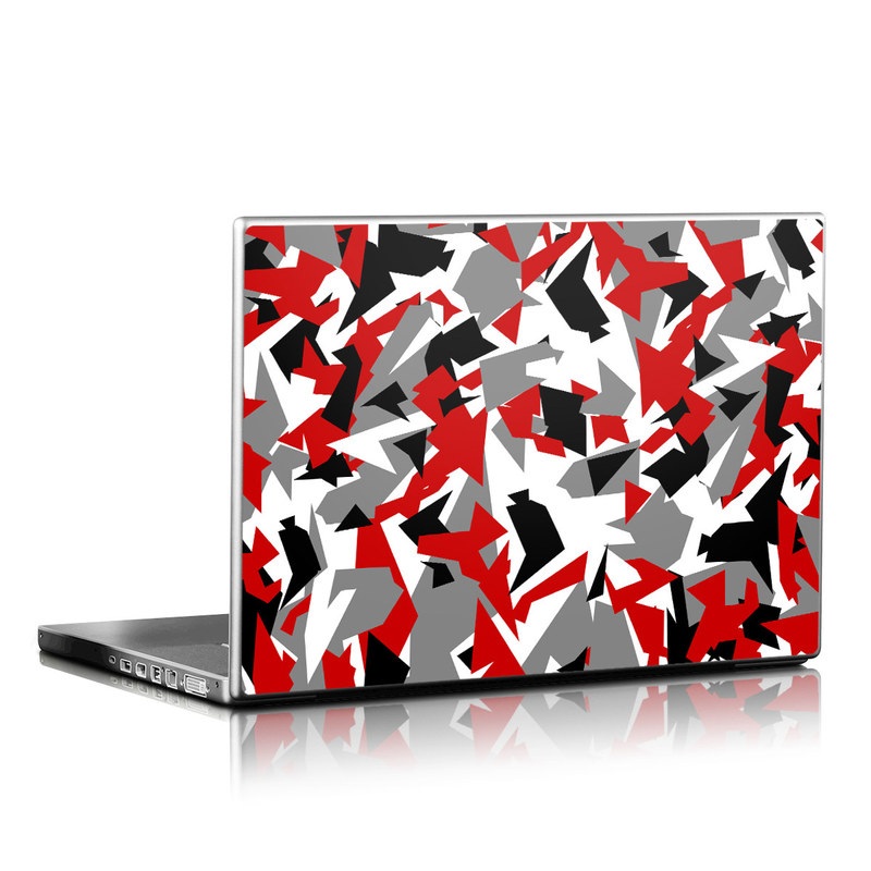Laptop Skin design of Red, Pattern, Font, Design, Textile, Carmine, Illustration, Flag, Crowd with red, white, black, gray colors