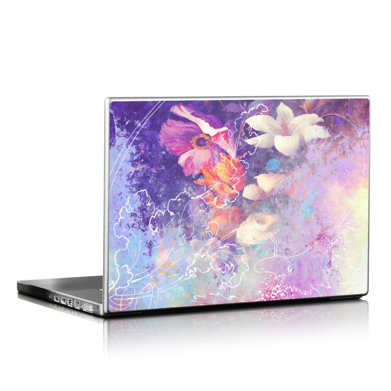 Laptop Skin design of Purple, Violet, Pink, Graphic design, Illustration, Sky, Art, Design, Watercolor paint, Graphics with purple, white, red, orange, blue colors