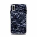 Digital Navy Camo LifeProof iPhone XS Max Slam Case Skin