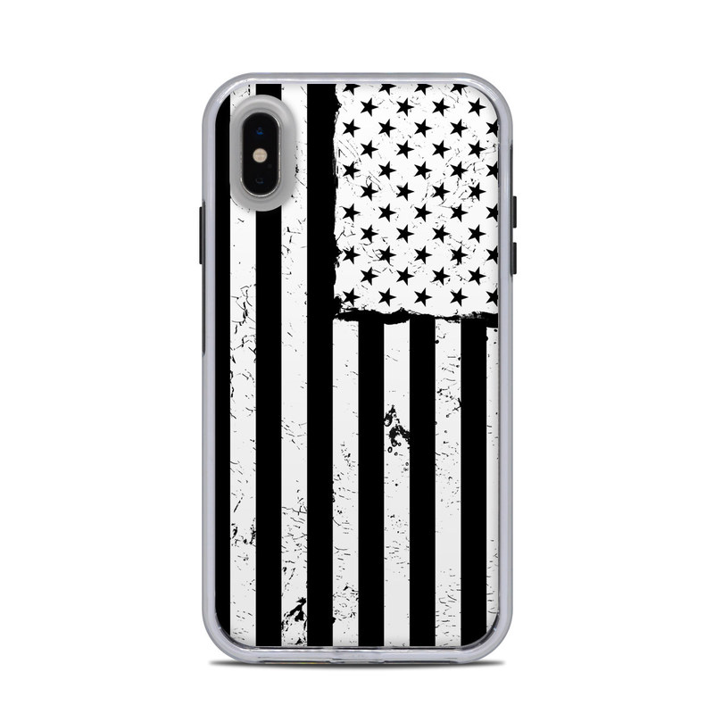 LifeProof iPhone XS Max Slam Case Skin design of Line, Black-and-white, Text, Monochrome, Pattern, Design, Monochrome photography, Font, Parallel, Style, with white, black colors