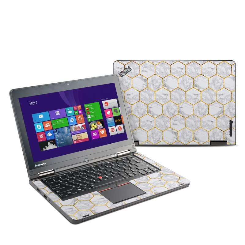 Lenovo ThinkPad Yoga 12 Skin design of Pattern, Tile flooring, Line, Tile, Design, Flooring, Floor, with white, black, brown colors