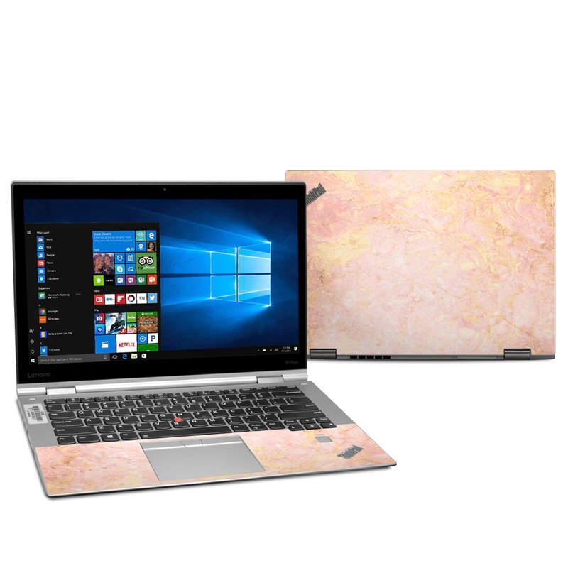Rose Gold Marble Lenovo ThinkPad X1 Yoga 2nd Gen Skin | iStyles