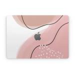 Abstract Pink and Brown Apple MacBook Skin