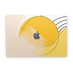 Abstract Yellow Apple MacBook Skin