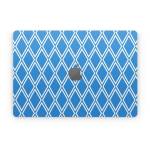 Blue Checks Apple MacBook Skin