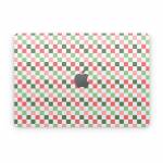 Christmas Checkers Apple MacBook Skin
