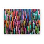 Colorful Brushstrokes Black Apple MacBook Skin