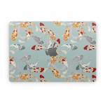 Koi Fish Pond Apple MacBook Skin