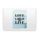 Love Laugh Live Apple MacBook Skin