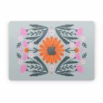 Pink and Orange Flowers Apple MacBook Skin