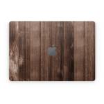 Stained Wood Apple MacBook Skin