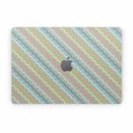 Wavy Diagonal Lines Apple MacBook Skin