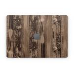 Weathered Wood Apple MacBook Skin