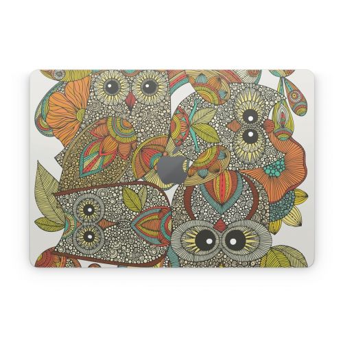 4 owls Apple MacBook Skin