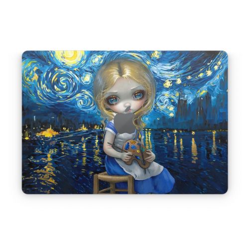 Alice in a Van Gogh Apple MacBook Skin