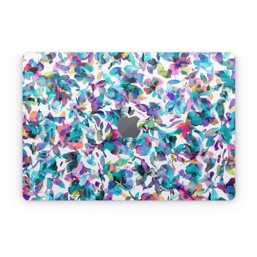 Aquatic Flowers Apple MacBook Skin