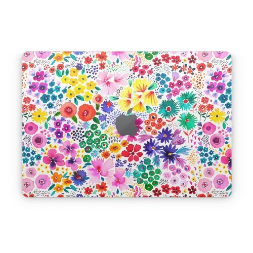 Artful Little Flowers Apple MacBook Skin