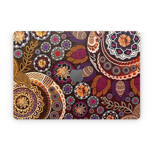 Autumn Mehndi Apple MacBook Skin