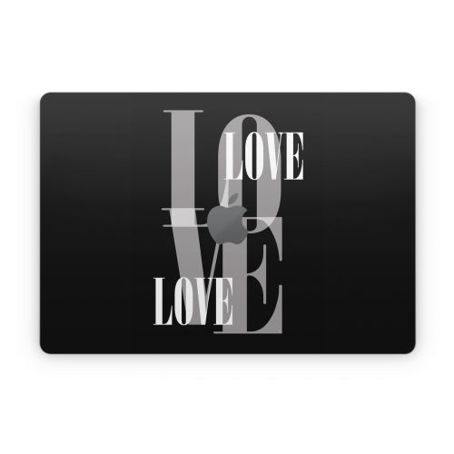 Black Love Apple MacBook Skin