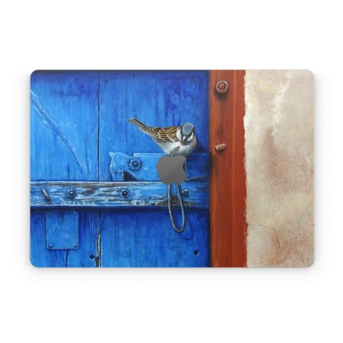 Blue Door Apple MacBook Skin