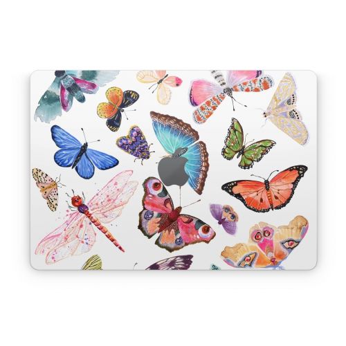 Butterfly Scatter Apple MacBook Skin