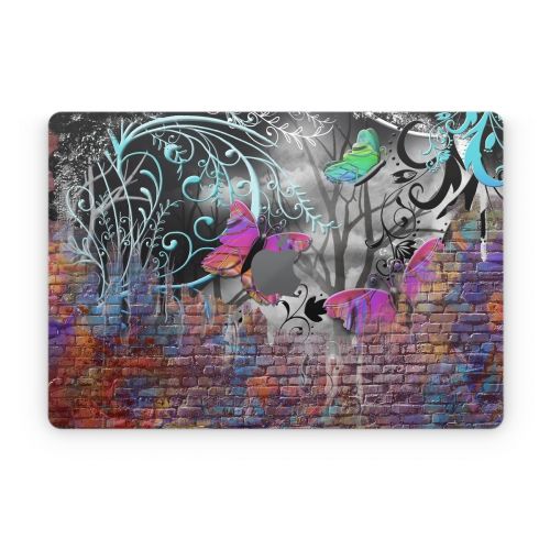 Butterfly Wall Apple MacBook Skin