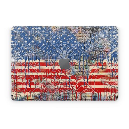 Cobweb Flag Apple MacBook Skin