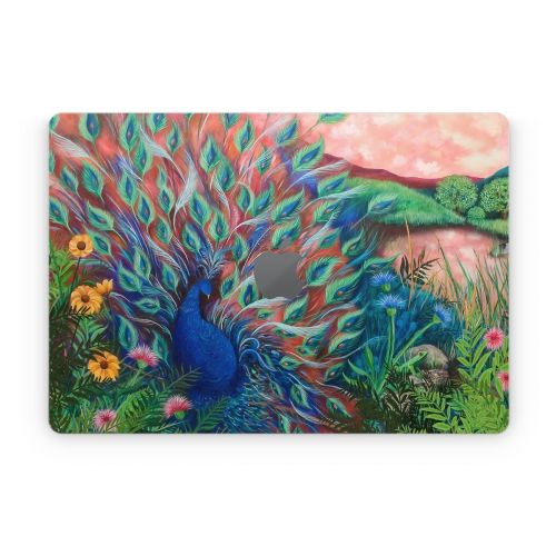 Coral Peacock Apple MacBook Skin