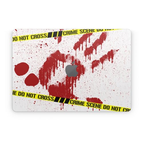 Crime Scene Revisited Apple MacBook Skin