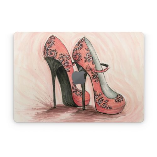 Coral Shoes Apple MacBook Skin