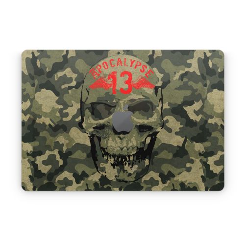 Camo Skull Apple MacBook Skin